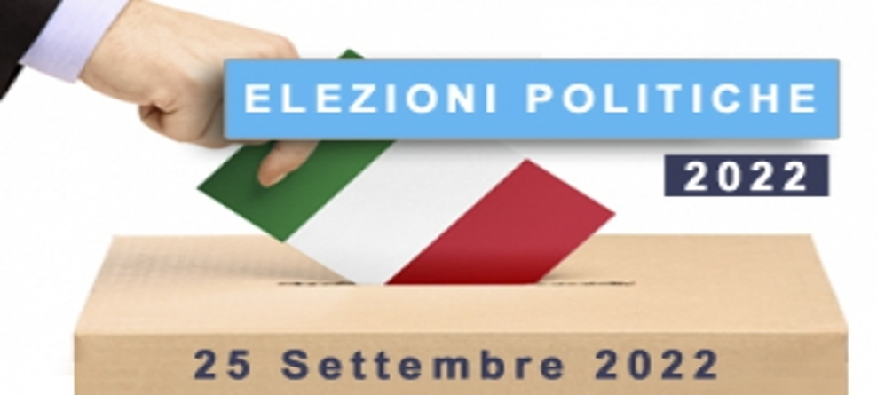 Elezioni Politiche 25 settembre 2022: convocazione dei comizi elettorali